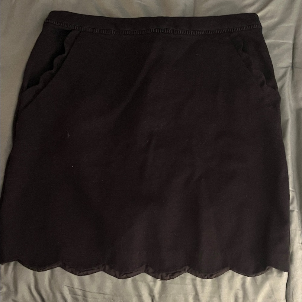 Skies Are Blue Black Mini Skirt